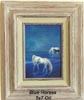 BLUE HORSES Framed Size 12x10 $135