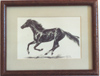 RUNNING THOROUGHBRED Frame Size 10x13 $70